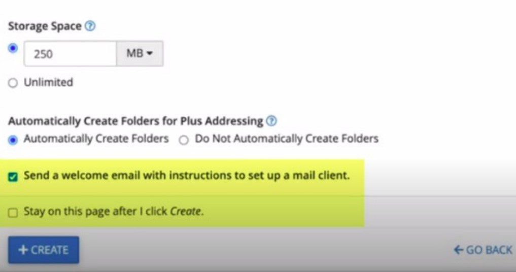 How To Create an Email Account in cPanel? HostNOC Guide 11 Set storage space in cpanel