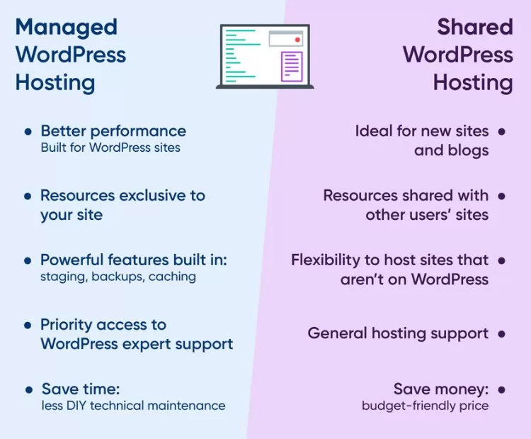 Complete Guide To Managed WordPress Hosting 7 Managed WordPress Hosting vs Shared WordPress Hosting